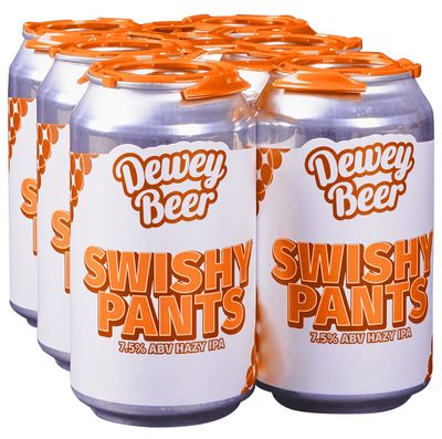 DEWEY SWISHY PANTS 6PK