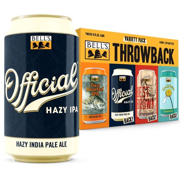 BELLS THROWBACK IPA VARIETY 12PK CANS