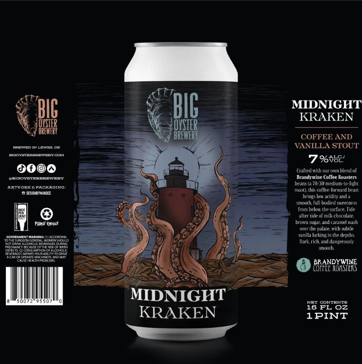 BIG OYSTER MIDNIGHT KRAKEN 850072955070
