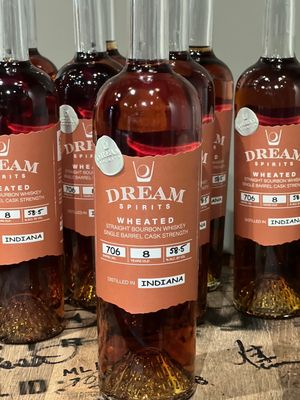 DREAM SPIRITS 8YR OLD ELK WHEATED BOURBON 117 PROOF