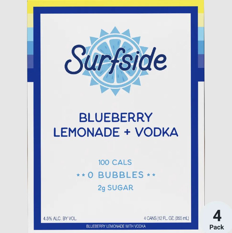 SURFSIDE BLUEBERRY LEMONADE 4PK