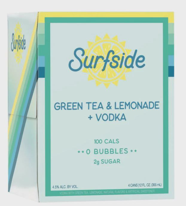 SURFSIDE GREEN TEA &amp; LEMONADE 4PK