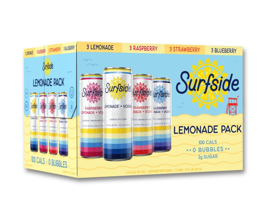 SURFSIDE LEMONADE PACK VARIETY 12PK