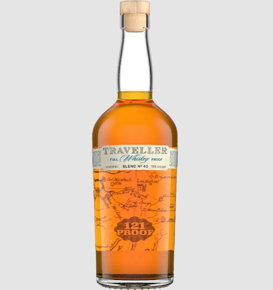 TRAVELLER FULL PROOF BLENDED WHISKEY