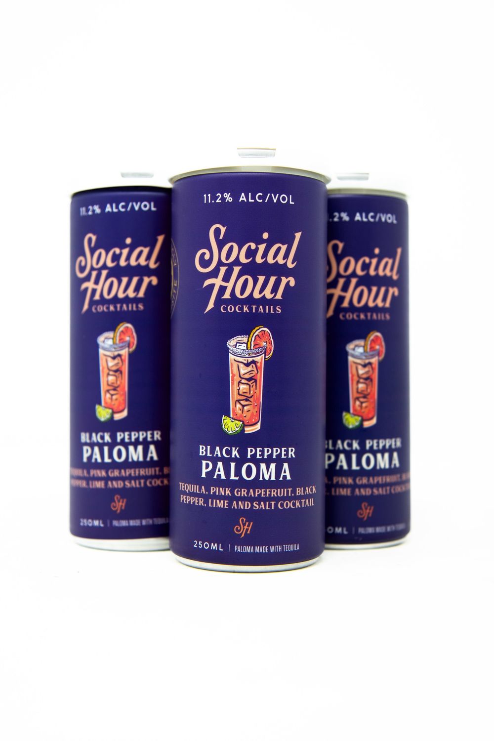 SOCIAL HOUR PINK PEPPERCORN PALOMA 4PK