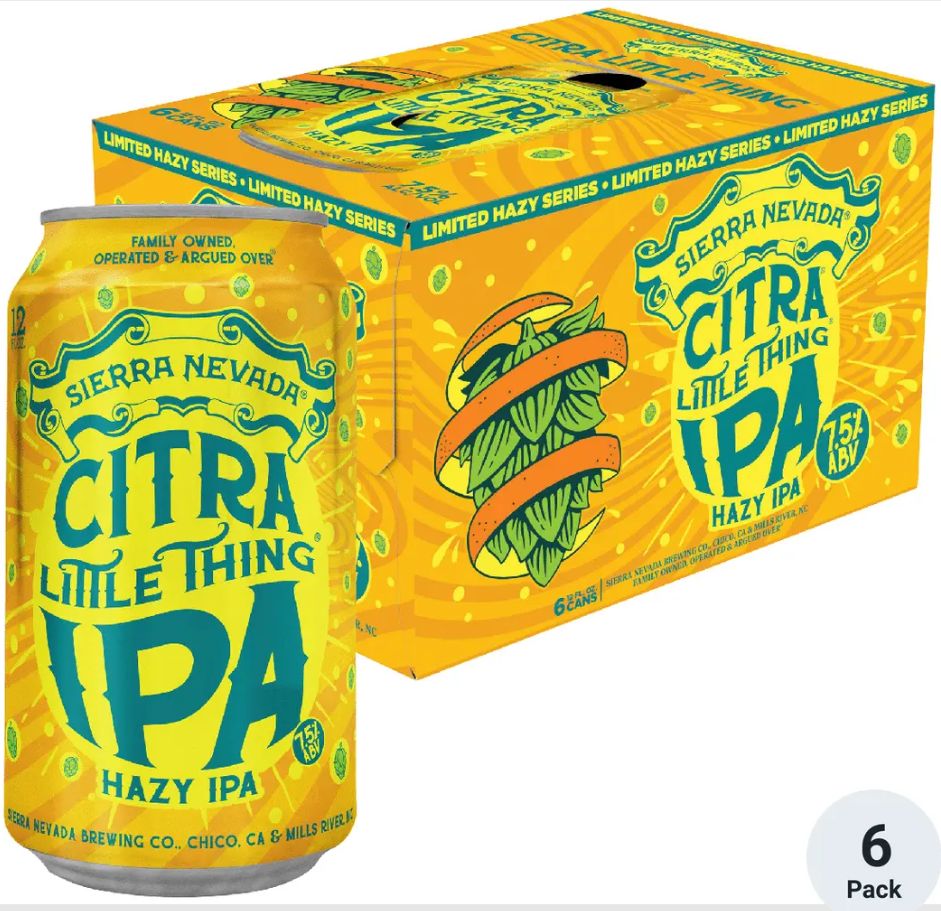 SIERRA NEVADA CITRA LITTLE THING 6PK 083783228625