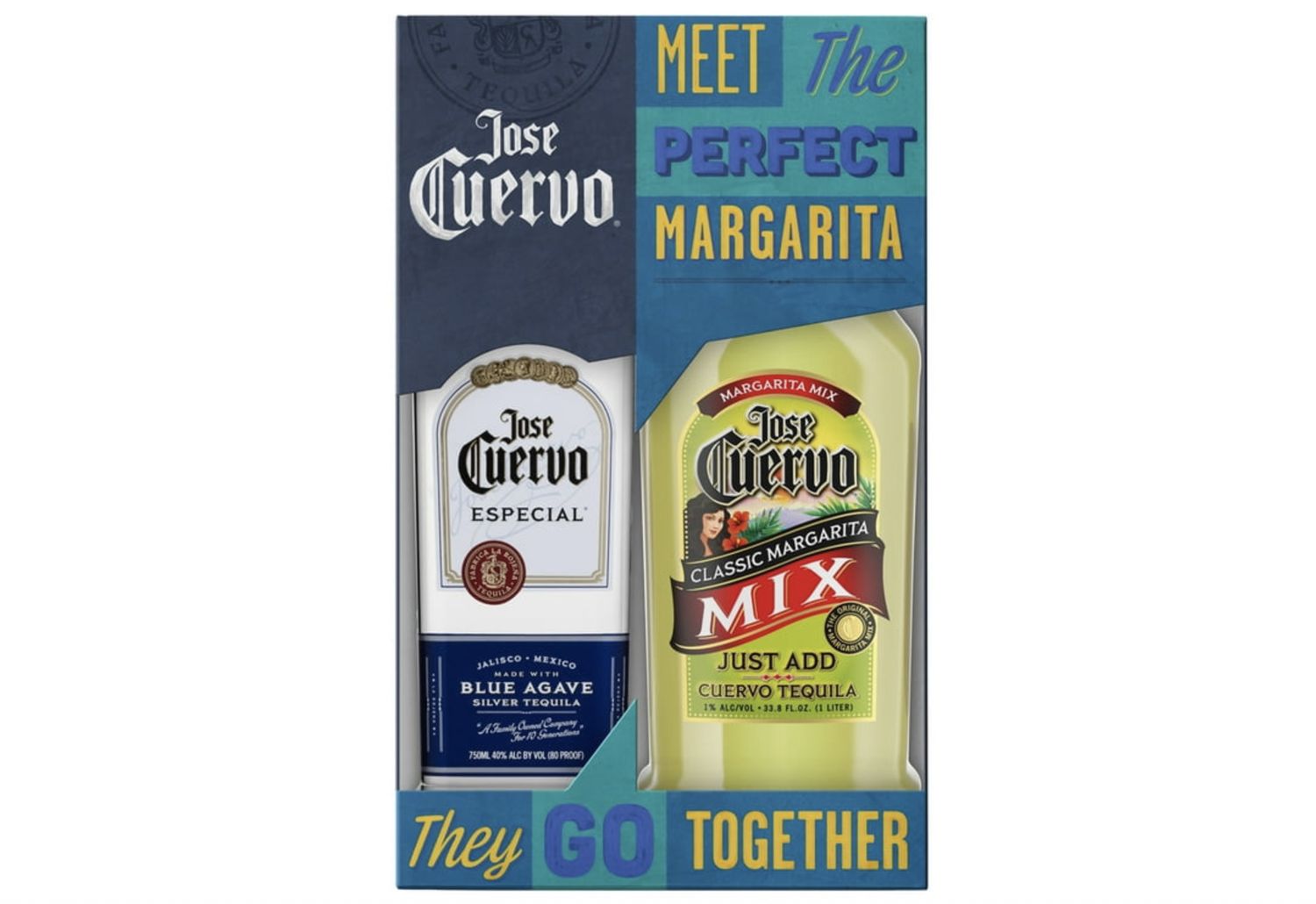 JOSE CUERVO SILVER W/ MARG MIX 750