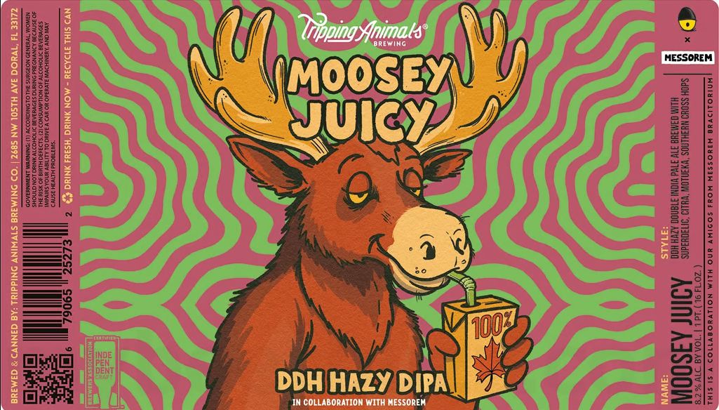 TRIPPING ANIMALS MOOSEY JUICY 679065252732