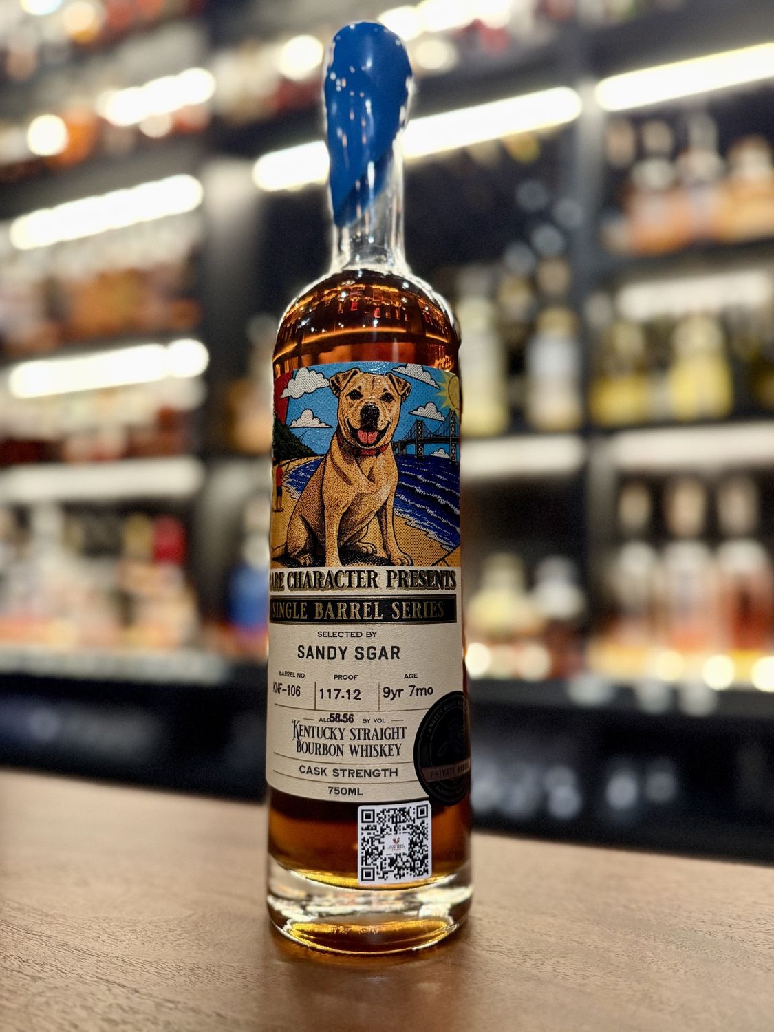 RARE CHARACTER "SANDY" KNF 9YR BOURBON DROPPING SATURDAY AUG. 29TH 11AM