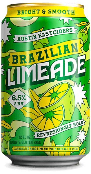AUSTIN CIDER BRAZILIAN LIMEADE 12OZ CAN