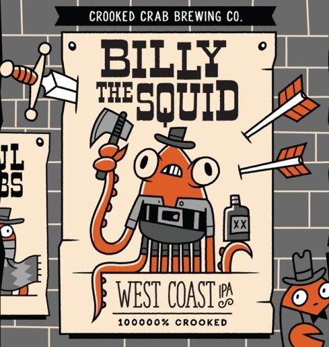 CROOKED CRAB BILLY THE SQUID 860002882680