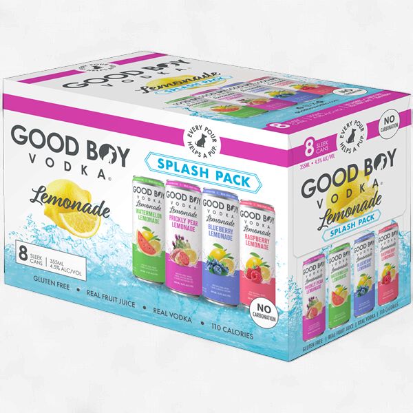GOOD BOY LEMONADE SPLASH VARIETY 8PK