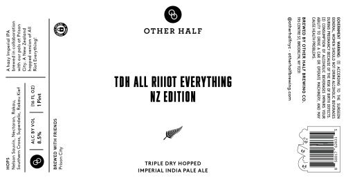OTHER HALF TDH ALL RIIIOT EVERYTHING 850017620315