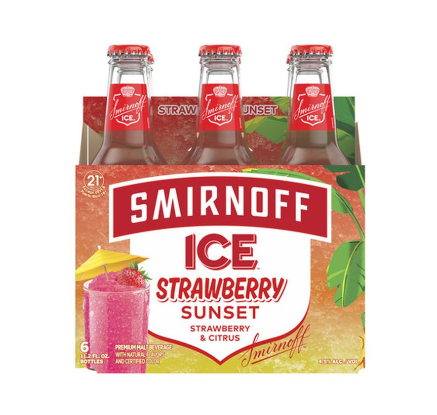 SMIRNOFF ICE STRAWBERRY SUNSET 6PK