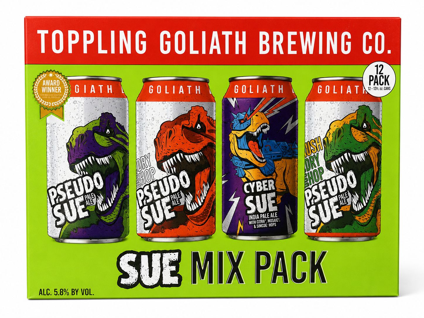 TOPPLING GOLIATH SUE MIX 12PK