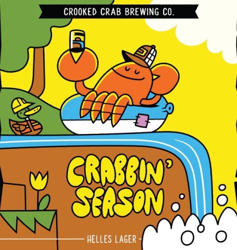 CROOKED CRAB CRABBIN' SEASON HELLAS LAGER 860002882697
