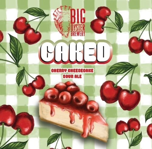 BIG OYSTER CAKED CHERRY CHEESECAKE 850072955346