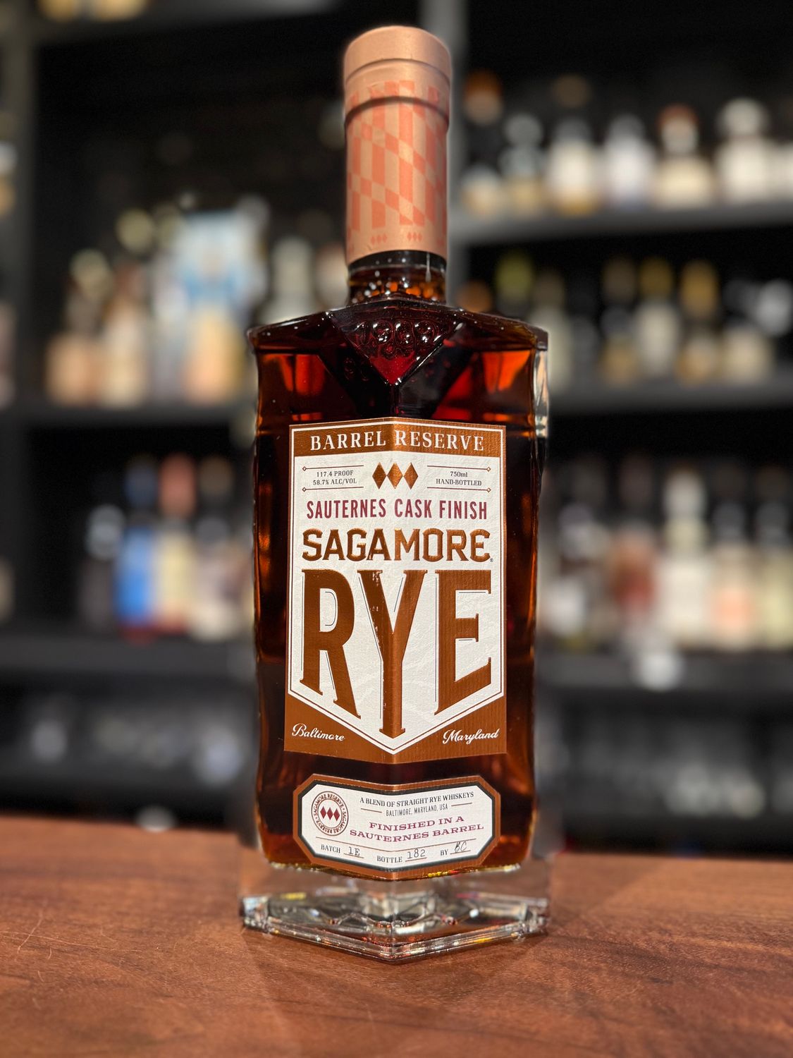 SAGAMORE CASK STR. SAUTERNES CASK FINISH STORE PICK DROPPING sAT. sEPT 11TH 11AM