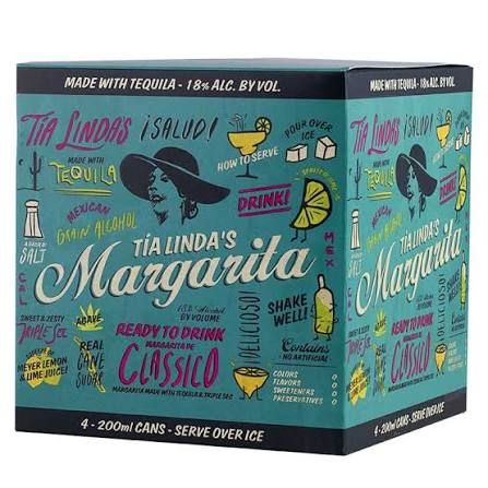 TIA LINDAS CLASSICO MARGARITA 4PK
