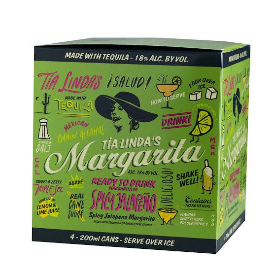 TIA LINDAS SPICY JALAPENO MARGARITA 4PK