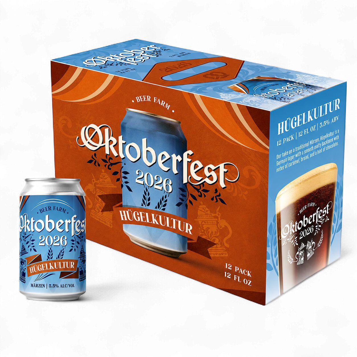 BEER FARM HUGELKULTUR OKTOBERFEST 12PK CANS