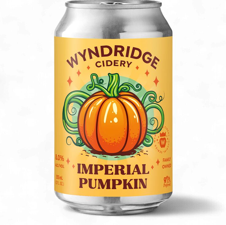 WYNDRIDGE IMPERIAL PUMPKIN CIDER 12OZ 857252005365