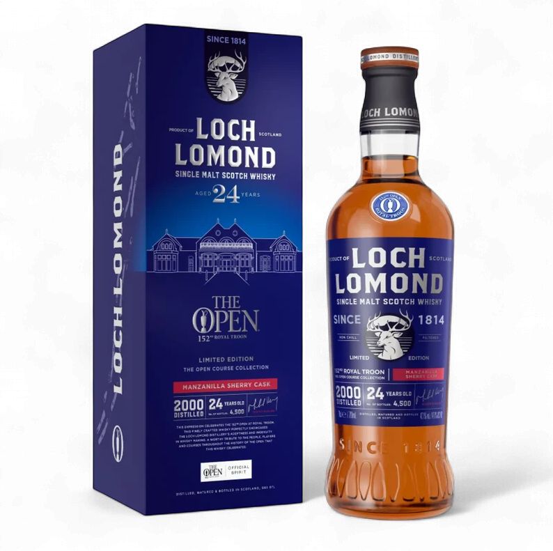 LOCH LOMOND "THE OPEN" 24YR SINGLE MALT