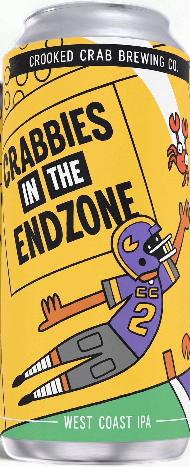 CROOKED CRAB CRABBIES IN THE ENDZONE 860002882680