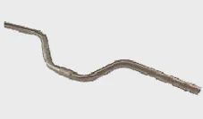 Handlebar 25.4mm, 63cm Wide, 90mm Rise, Alloy