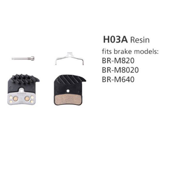 BR-M820 Resin Pad &amp; Spring H03A w/Fin