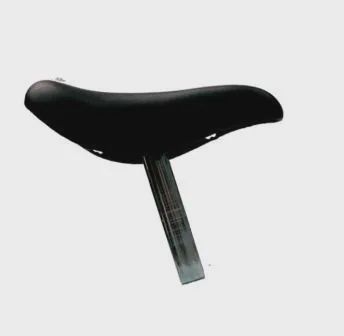 Saddle  W/seatpost 12"/14"  25.4mm