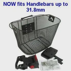 Front Black Mesh Basket q/r