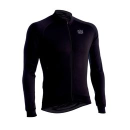 Men's Winter L/S Jersey, Colour: Black, Size: XL