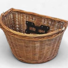 Wicker Basket D Shape