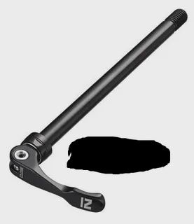 Thru Axle Skewer 142 x 12mm Rear 174mm  thread 20mm