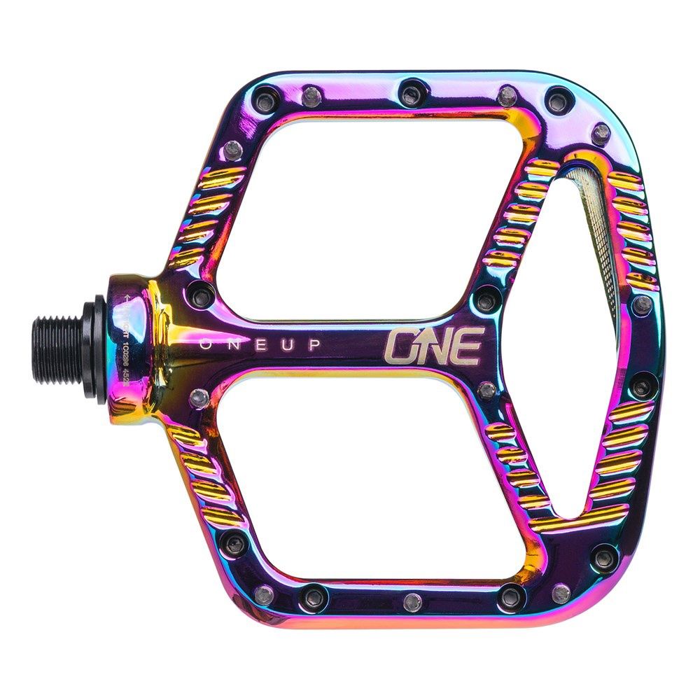 Aluminium Pedal, Color: Oil slick