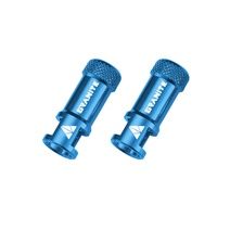 Juicy Nipple Valve Cap (pair), Color: Blue, Model: PV