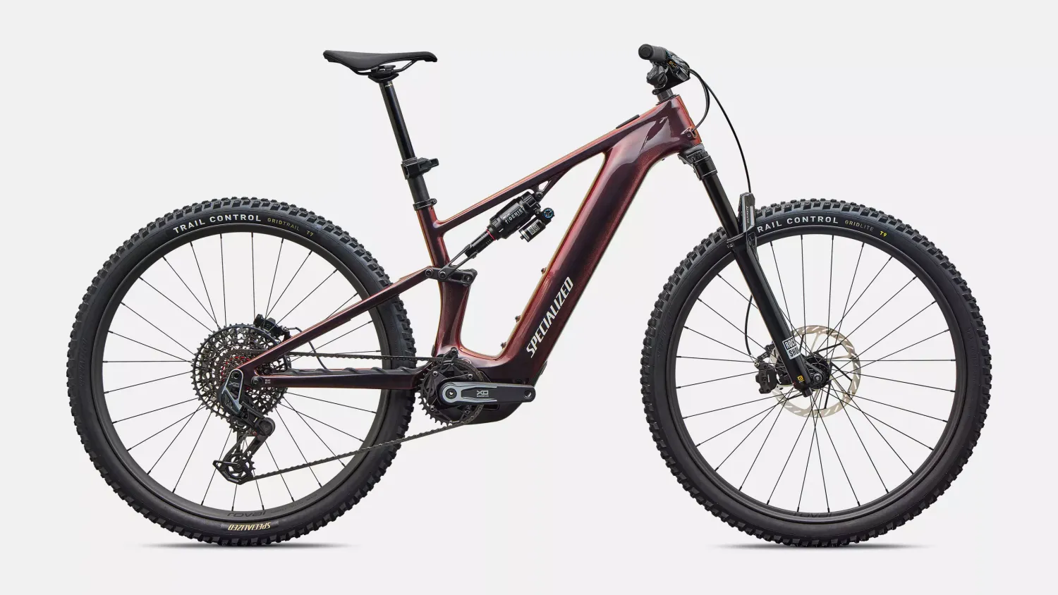 Turbo Levo R Pro, Color: Blk Red Chameleon / Dolomite, Size: S2