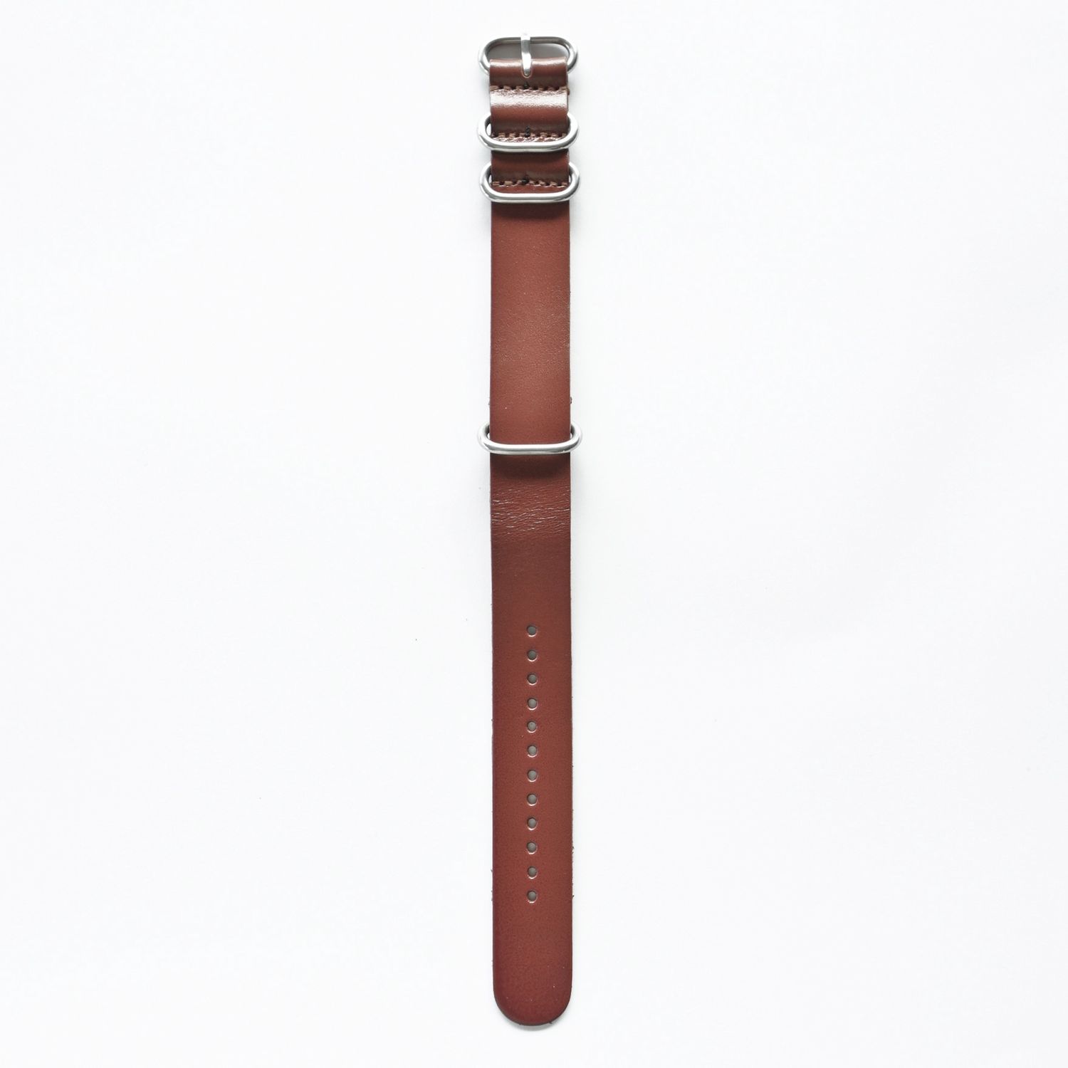 OGL WTC HANDSTITCH LEATHER ZULU WATCH STRAP TAN
