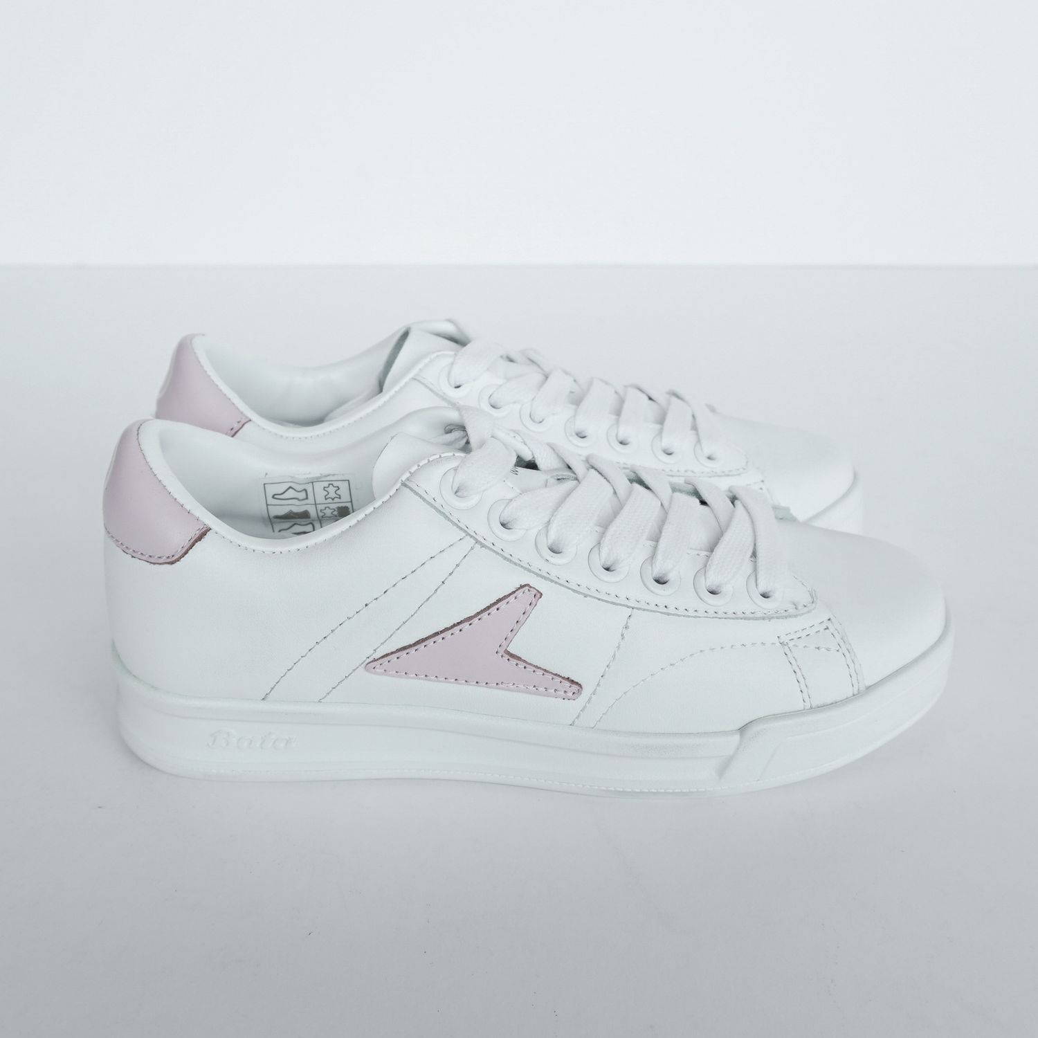 BATA HERITAGE JOHN WOODEN LO-TOP PINK (LADIES)