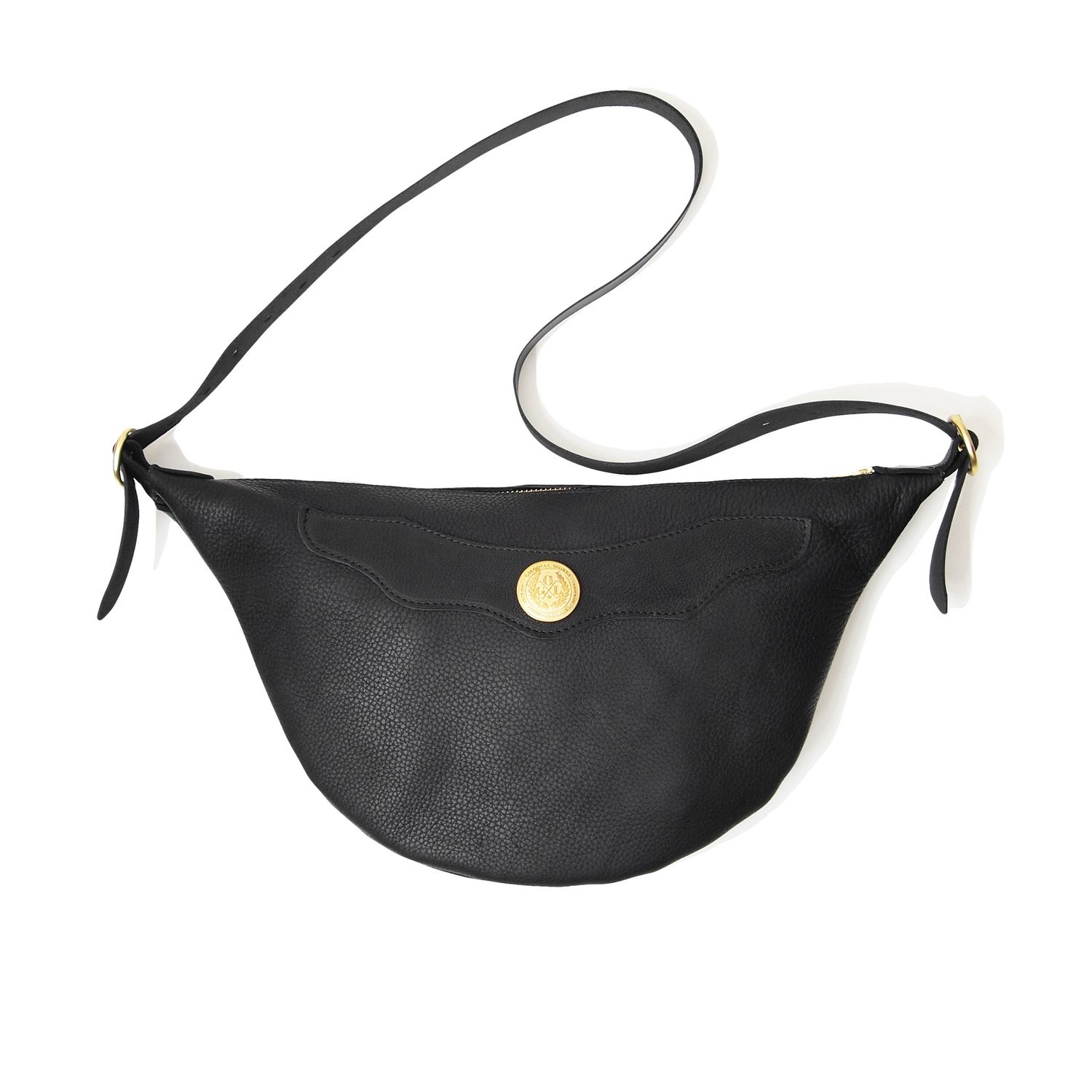 OGL 9981 HOBO LEATHER SACOCHE BLACK