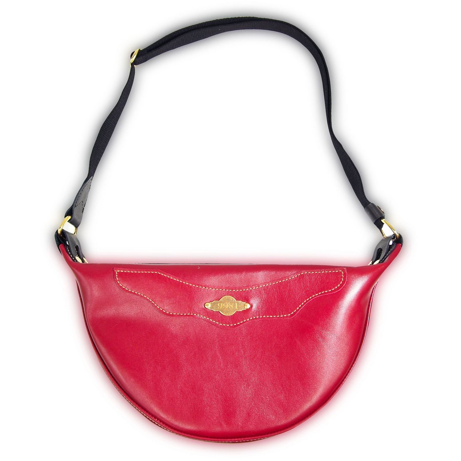 OGL 9981 HOBO BAG FULL LEATHER RED