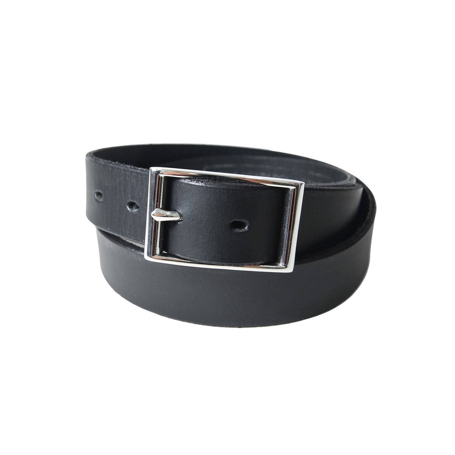 OGL ONLY GOOD LIFE FORMAL (RECT) BUFF BLACK LEATHER BELT (2018)