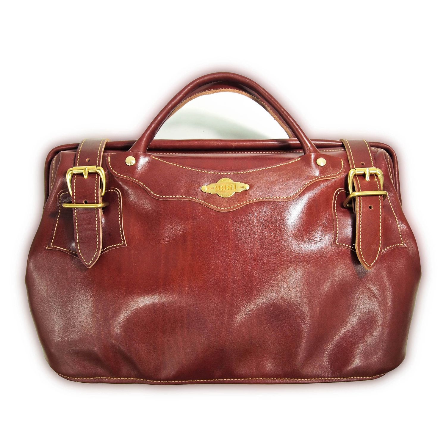 OGL 9981 DOCTOR'S FULL LEATHER BAG BROWN