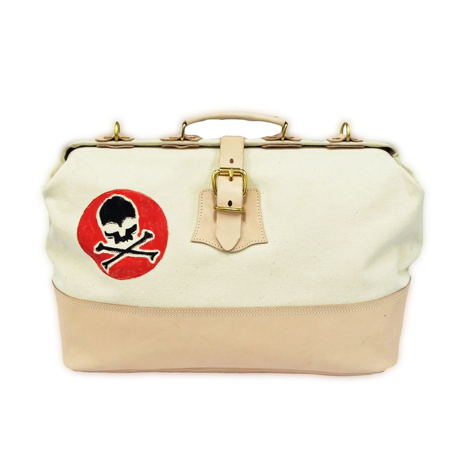 OGL 9981 DOCTOR'S BAG HAND DRAWN SKULL OFF-WHITE