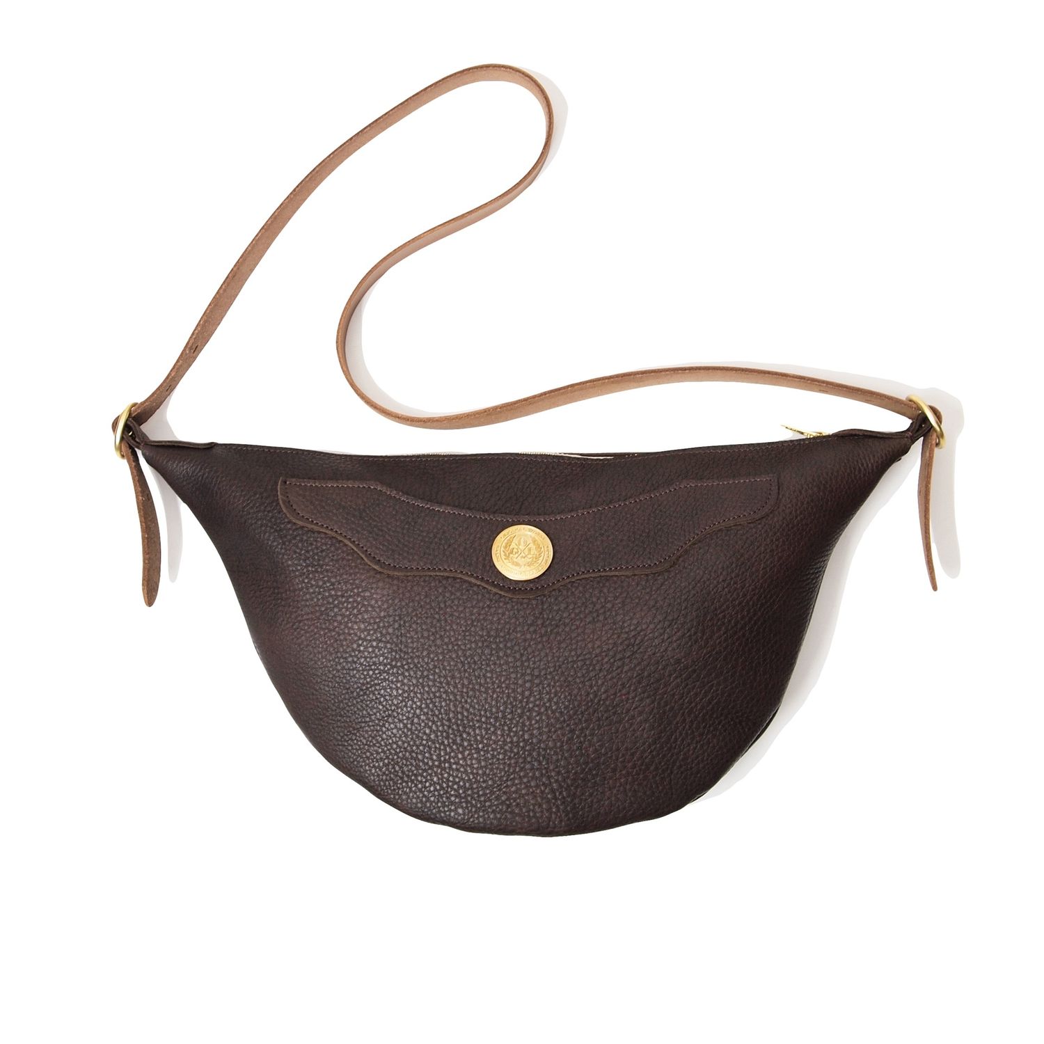 OGL 9981 HOBO LEATHER SACOCHE BROWN