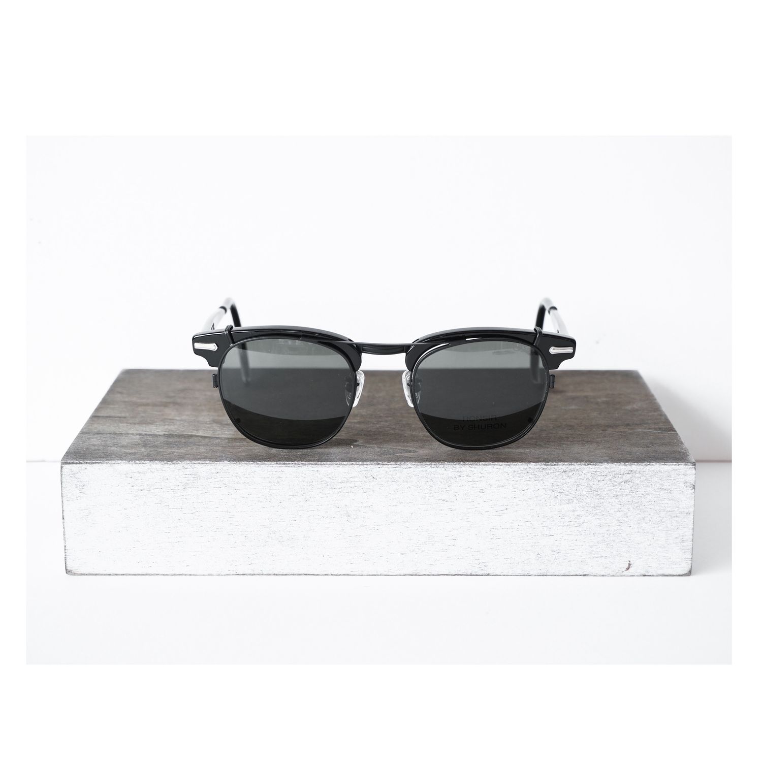 SHURON RONSIR CLIP-ON SHADE POLARIZED BLACK