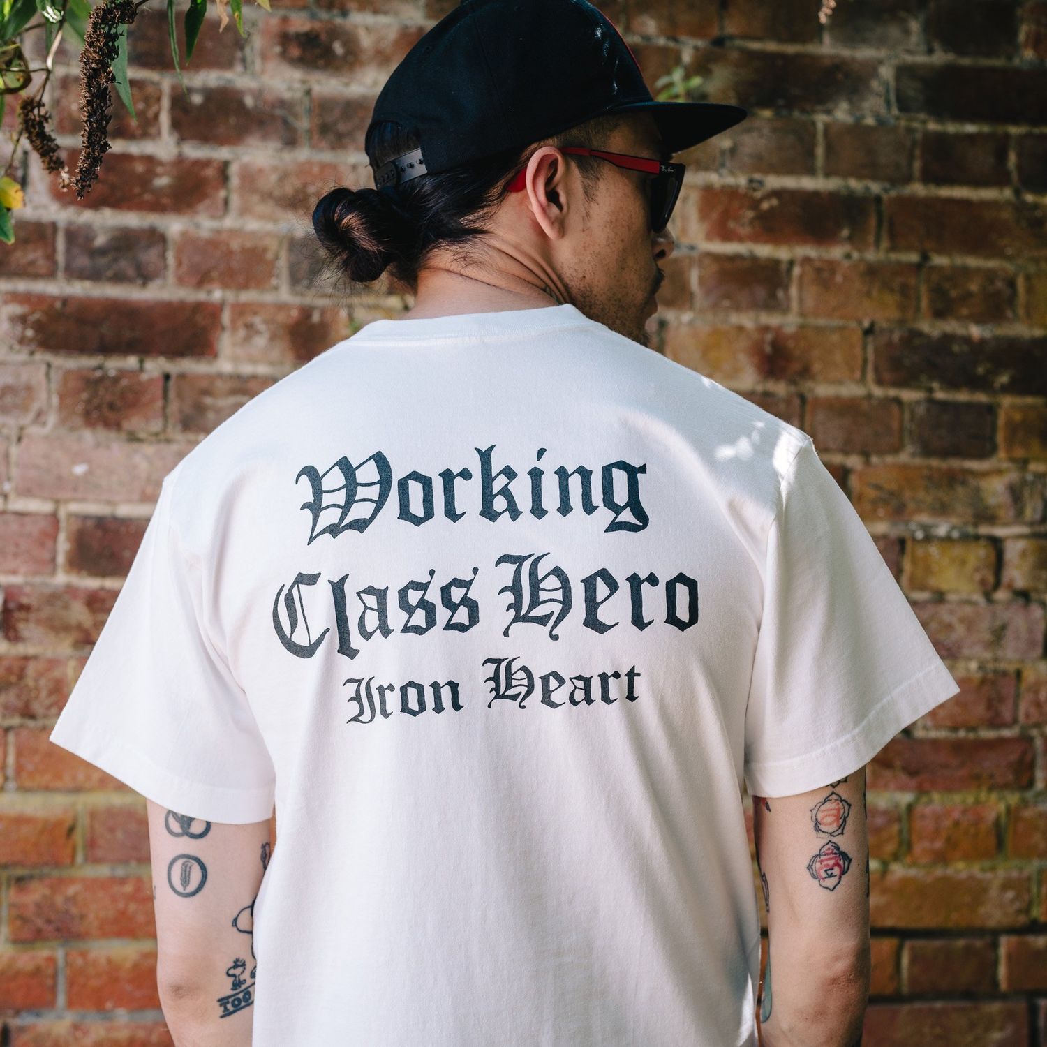 7.5oz Printed Loopwheel Crew Neck T-Shirt IH2303 White