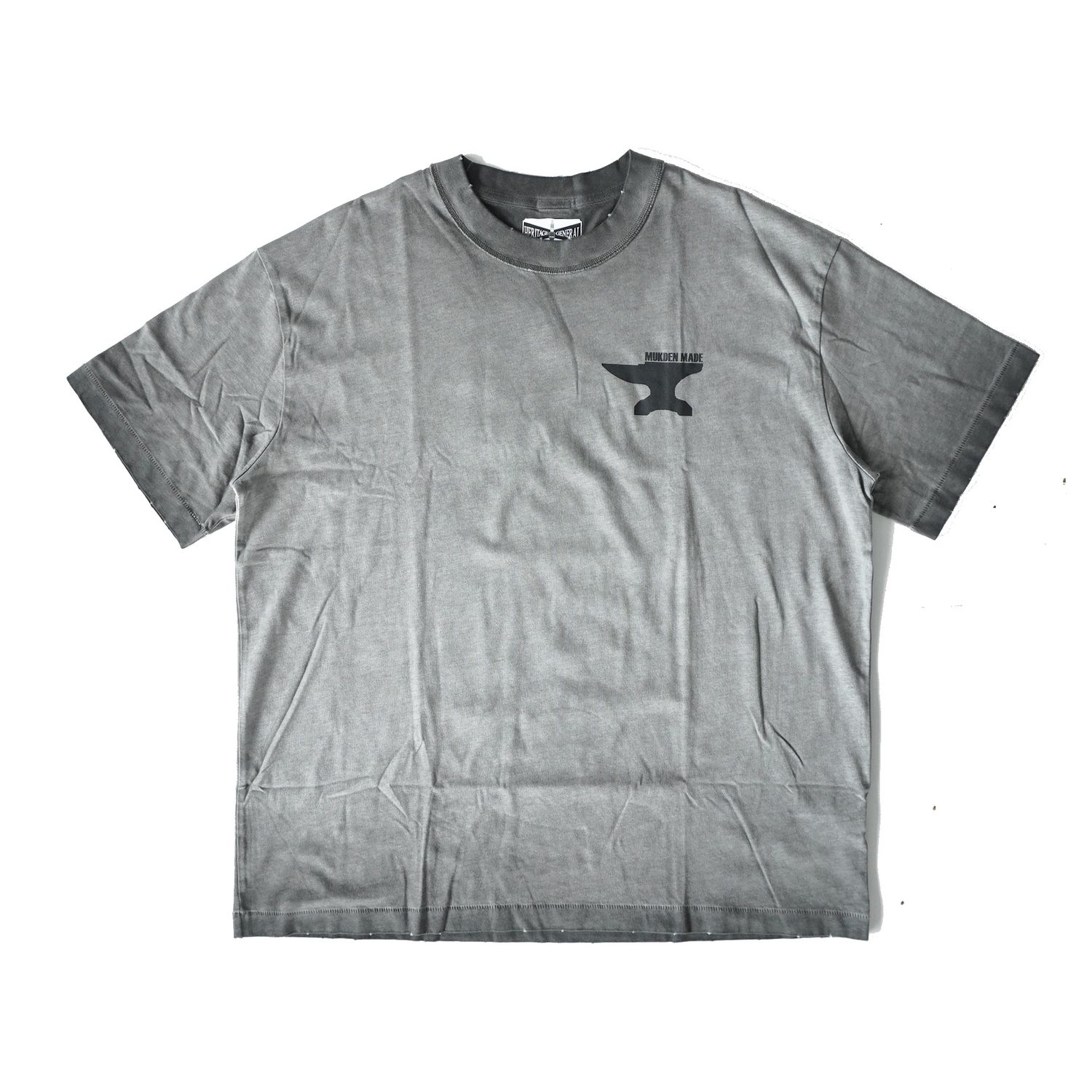 HGS Mukden Made Boxy T-Shirt Washed Grey