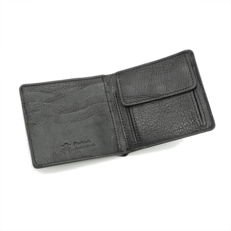 OGL Kingsman Classic Bi-Fold Tumbled Leather Wallet Coin Pocket